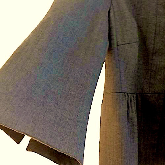 J Crew light grey 100%wool jacket button accent size 6 - Picture 3 of 10